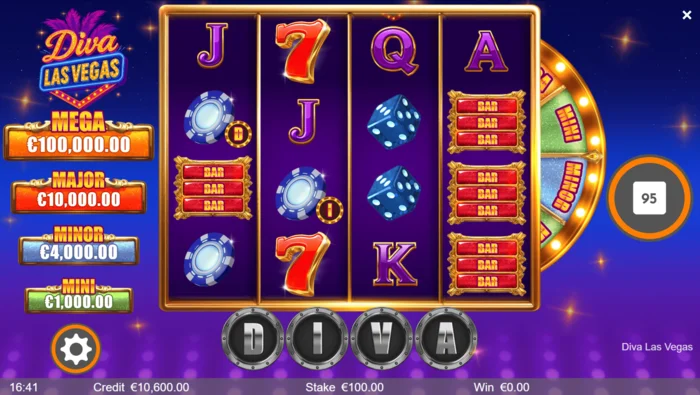 Diva Las Vegas - huvudskärm med 4x4 hjul